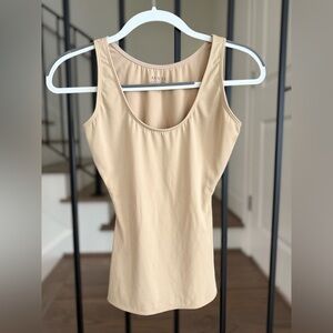 Assets Spanx Nude Shape Wear Tank Top Racerback Women's Sz M